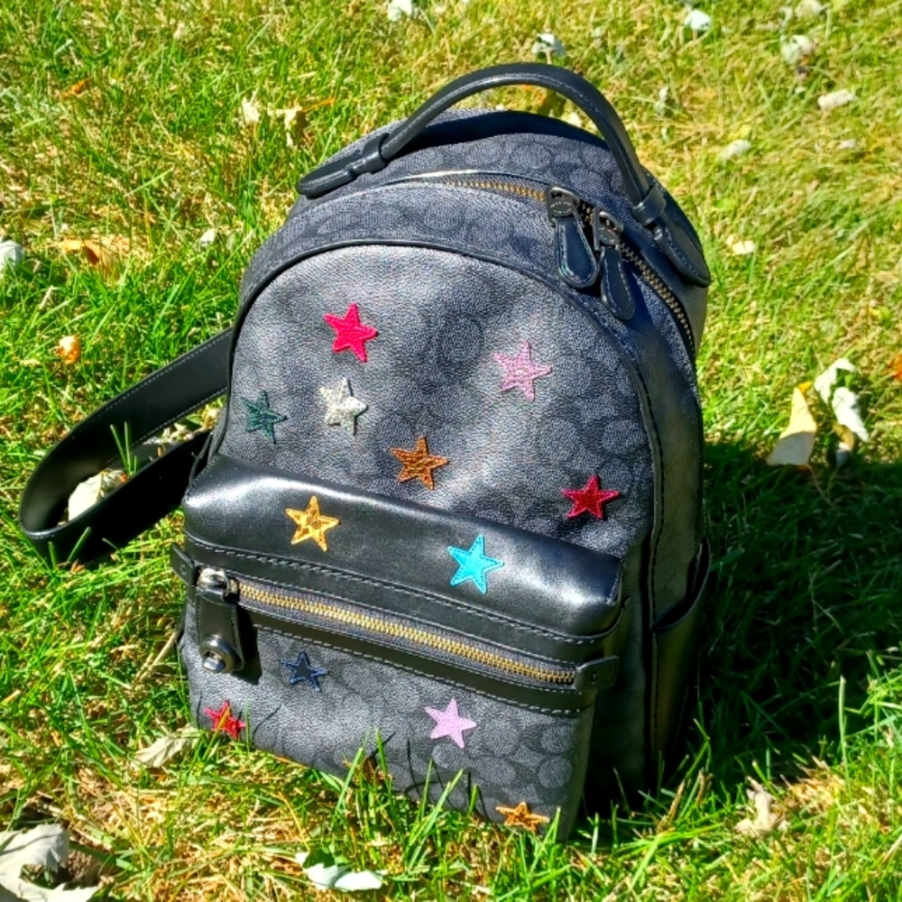 LG COACH leather backpack